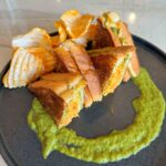 Indian Grilled Cheese with Chicken Tikka Filling